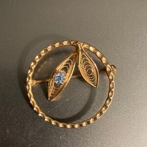 Vintage Filigree Brooch